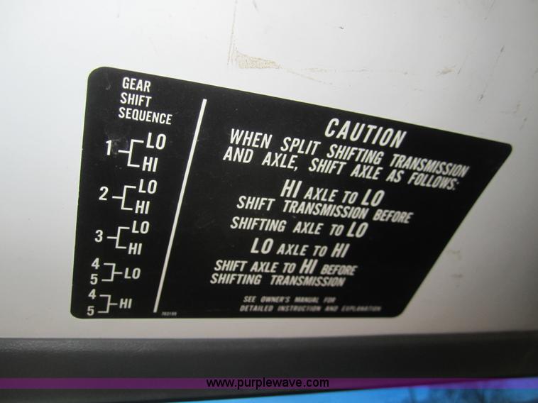 image for item F9176 1990 GMC TopKick truck with end gate lift