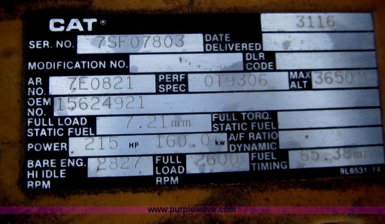 image for item F9176 1990 GMC TopKick truck with end gate lift