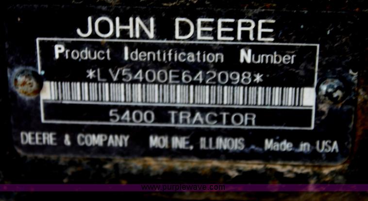 image for item L9606 1997 John Deere 5400 tractor