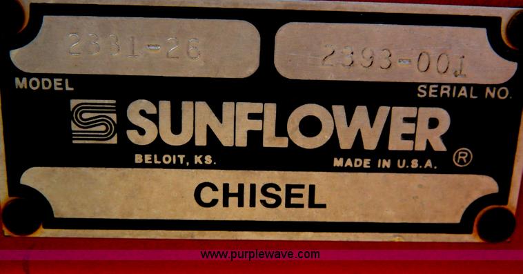 image for item T9751 Sunflower 2331-26 chisel