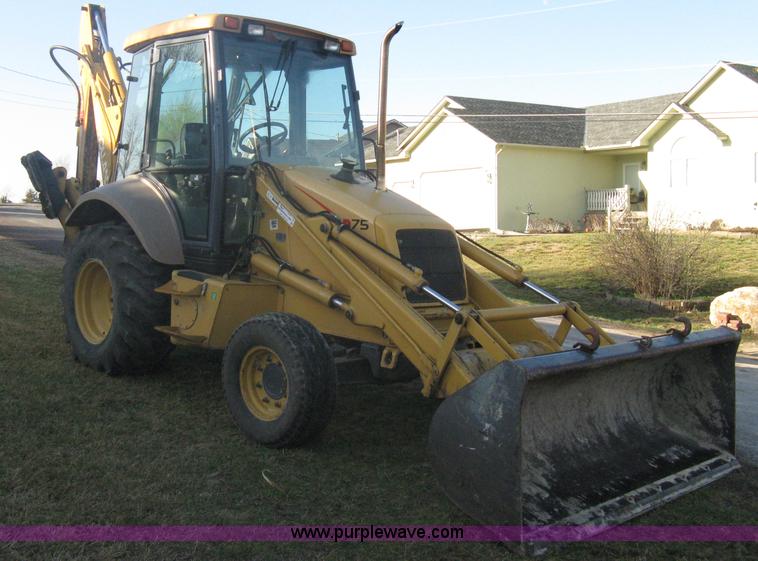 image for item A4383 1999 New Holland LB75 backhoe