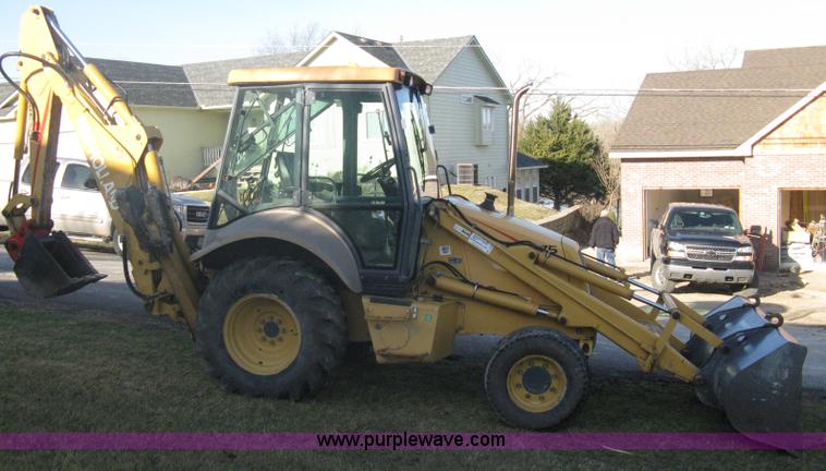 image for item A4383 1999 New Holland LB75 backhoe