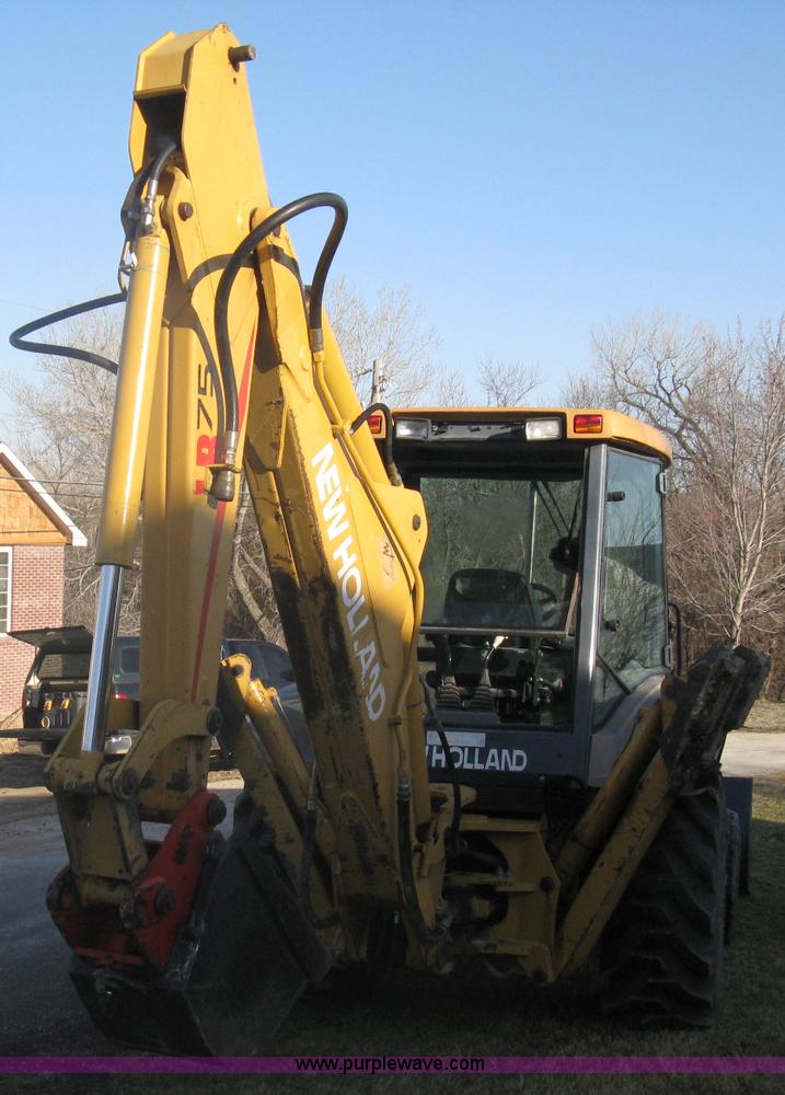 image for item A4383 1999 New Holland LB75 backhoe