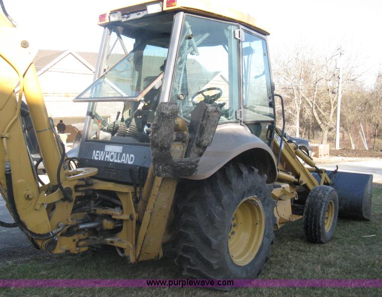 image for item A4383 1999 New Holland LB75 backhoe