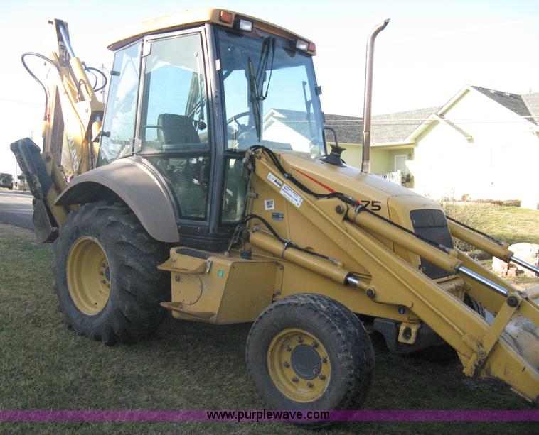 image for item A4383 1999 New Holland LB75 backhoe