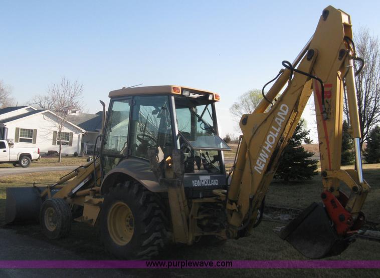 image for item A4383 1999 New Holland LB75 backhoe