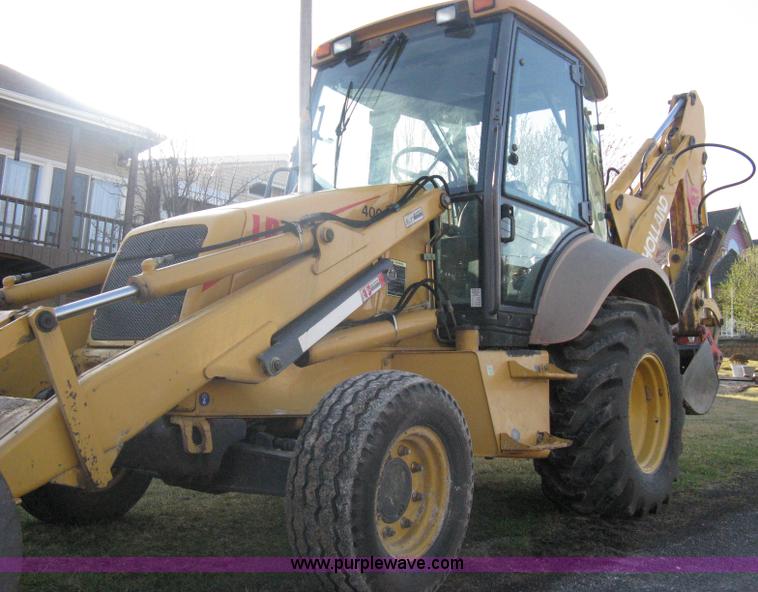 image for item A4383 1999 New Holland LB75 backhoe