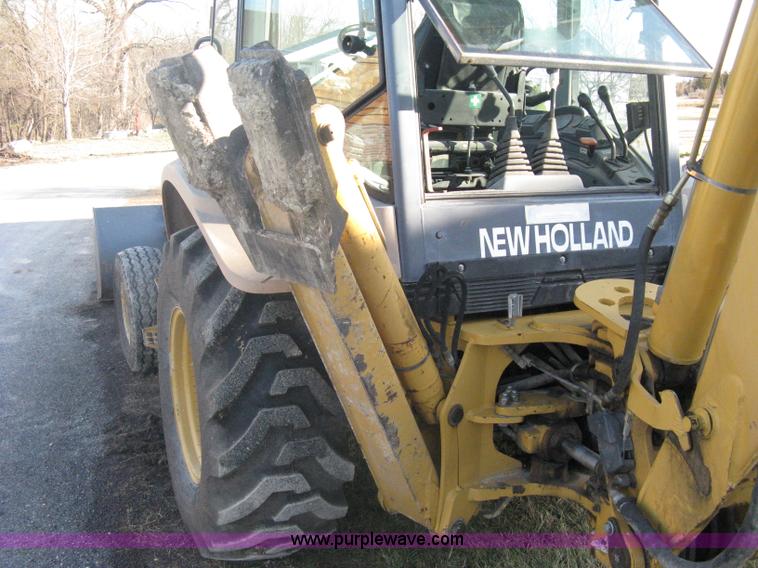image for item A4383 1999 New Holland LB75 backhoe
