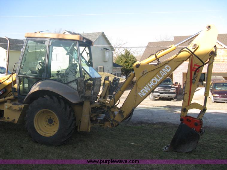 image for item A4383 1999 New Holland LB75 backhoe