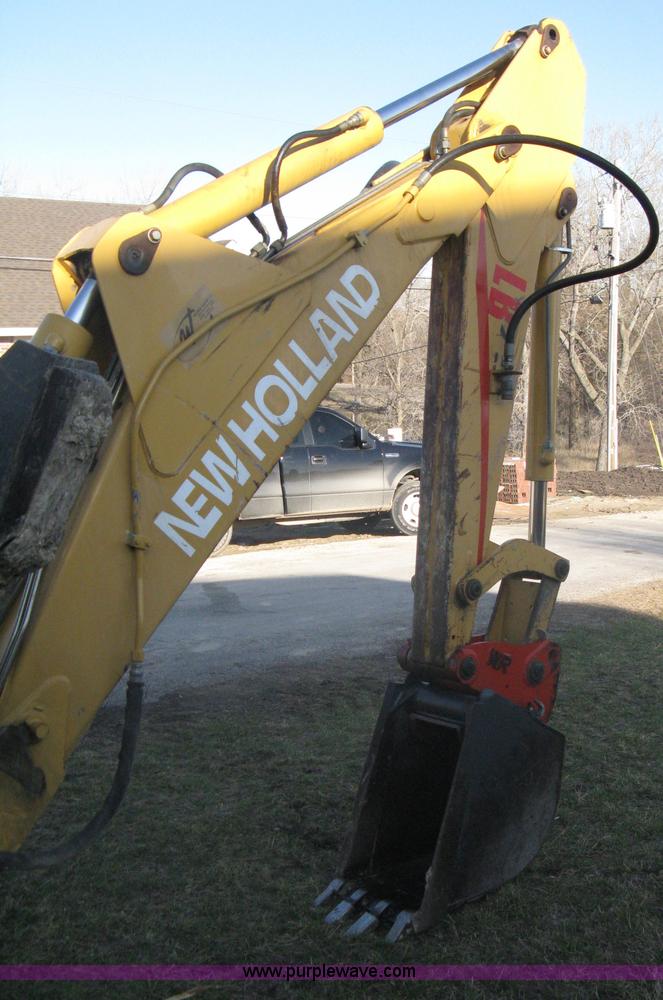 image for item A4383 1999 New Holland LB75 backhoe