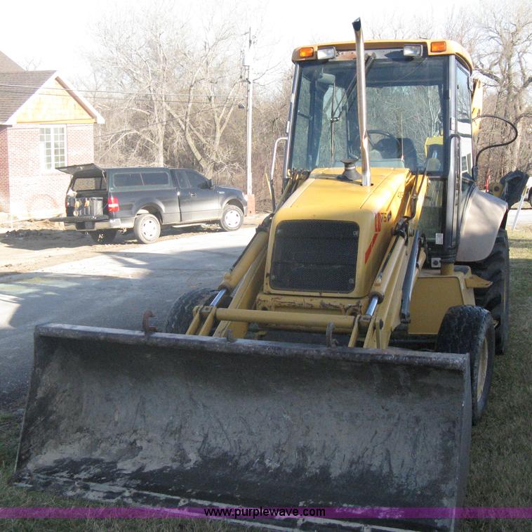 image for item A4383 1999 New Holland LB75 backhoe