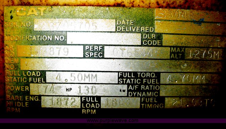 image for item A6128 Caterpillar SR4 generator