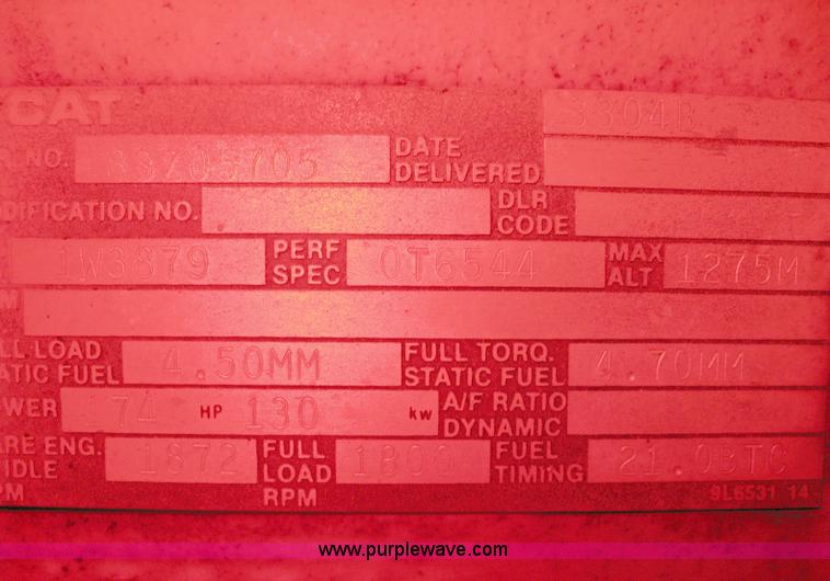 image for item A6128 Caterpillar SR4 generator