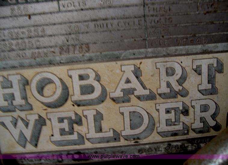 image for item B1098 Hobart skid mount welder