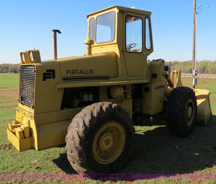 image for item B2272 1966 Fiat-Allis TL545 wheel loaders