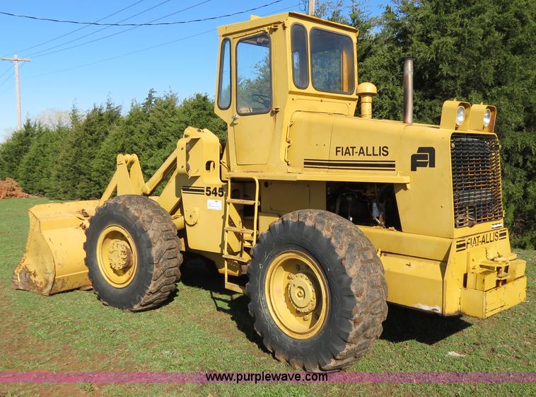 image for item B2272 1966 Fiat-Allis TL545 wheel loaders