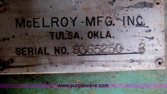 image for item B2641 Mcelroy 618 pipe fusion machine