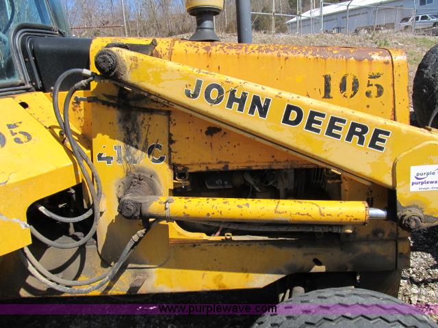 image for item B2658 1987 John Deere 410C backhoe