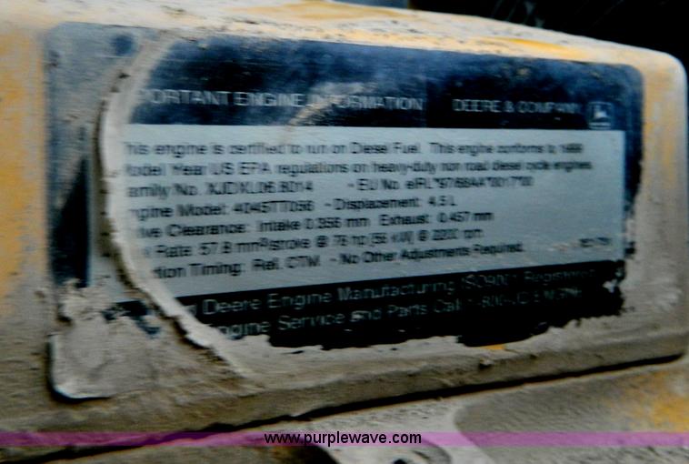 image for item B3584 1999 John Deere 310E FWA backhoe