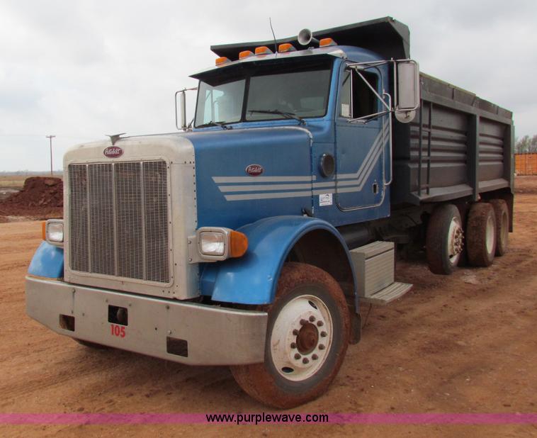 image for item B7208 1989 Peterbilt 357 dump truck