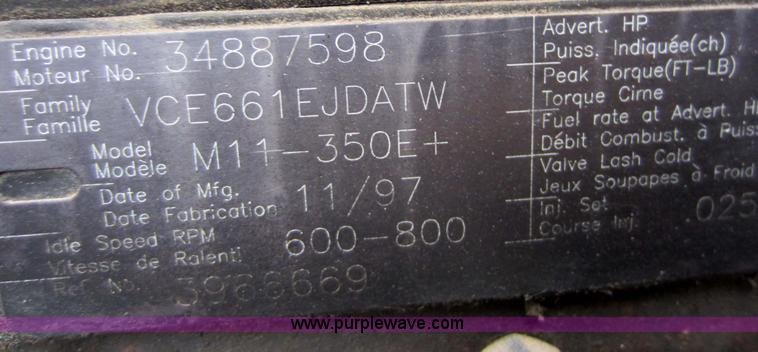 image for item C5278 1998 Volvo WG semi truck