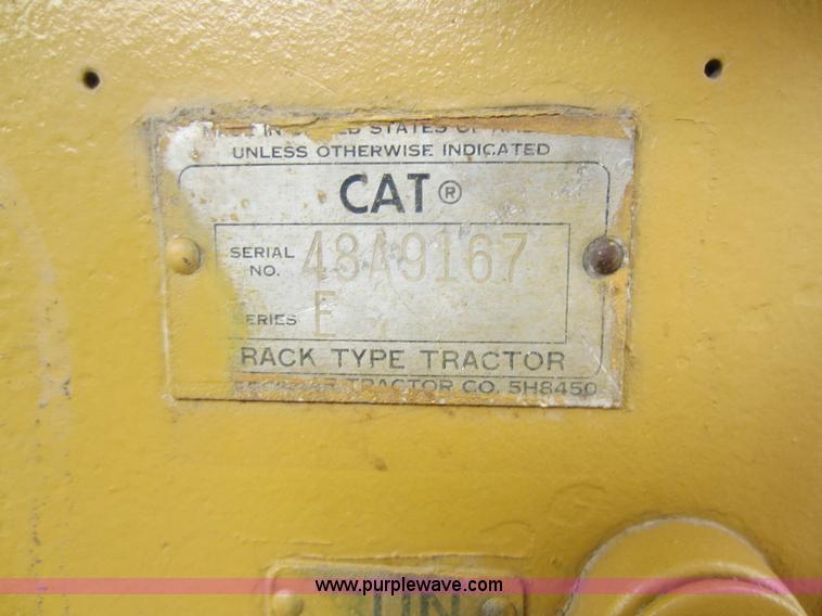 image for item C5388 1967 Caterpillar D7E dozer