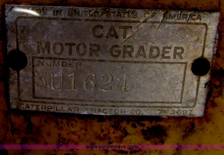 image for item C9660 Caterpillar 112 motor grader