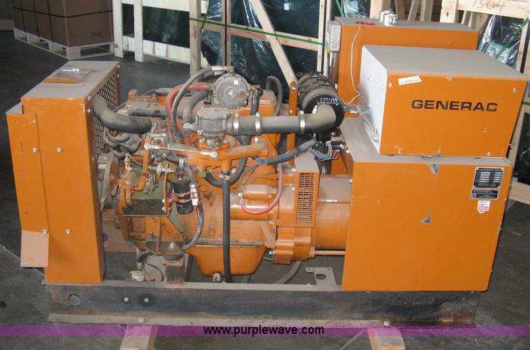 image for item G9757 Generac gas powered generator