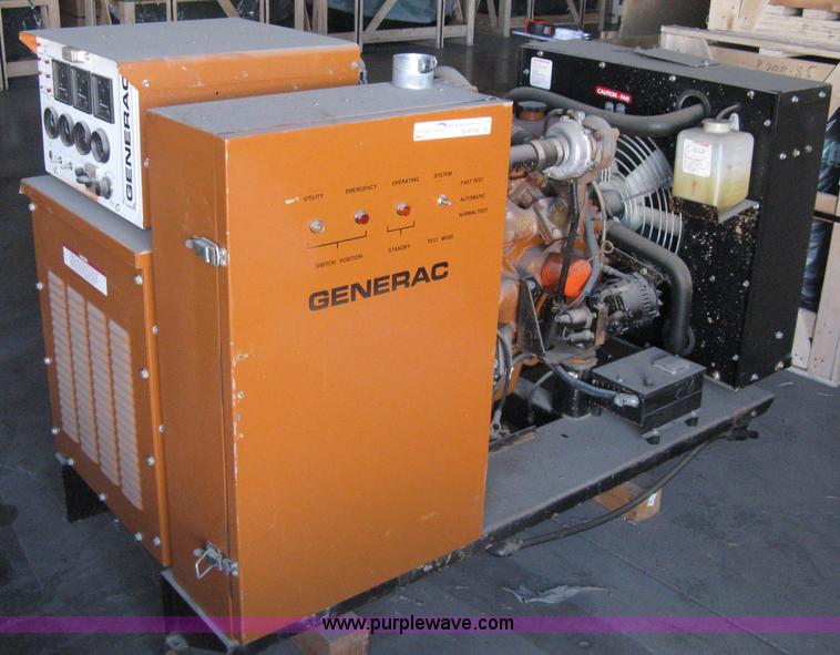 image for item G9758 Generac gas powered generator