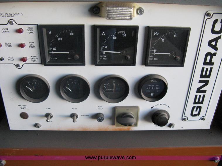 image for item G9758 Generac gas powered generator