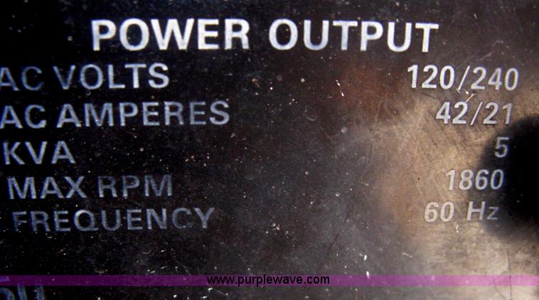 image for item G9763 Miller AEAD-200LE welder/generator