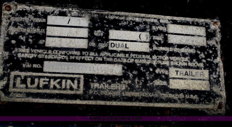 image for item A6797 2000 Lufkin FLIIST flatbed trailer