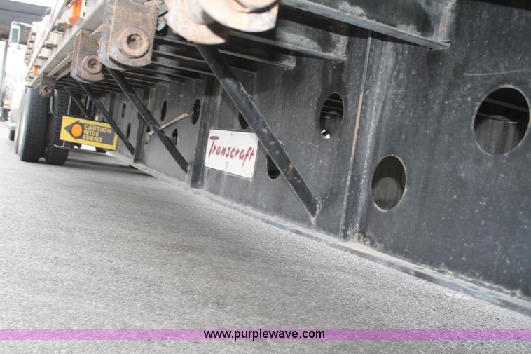 image for item A6831 2006 Transcraft aluminum drop deck trailer