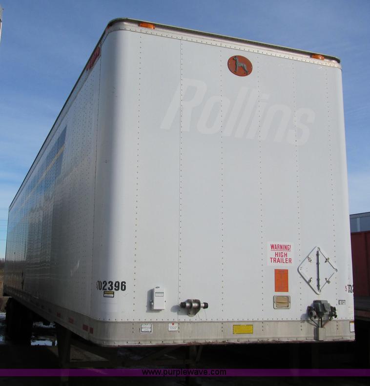 image for item A8078 1996 Great Dane 48' tandem axle van trailer