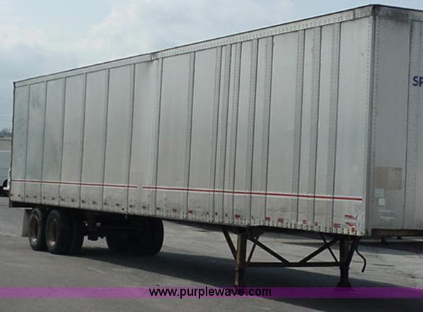 image for item B1080 1988 Wabash 48' storage semi trailer