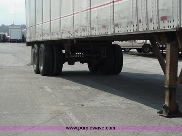 image for item B1080 1988 Wabash 48' storage semi trailer