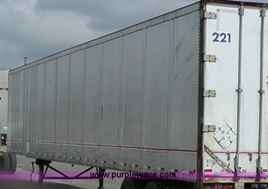 image for item B1080 1988 Wabash 48' storage semi trailer
