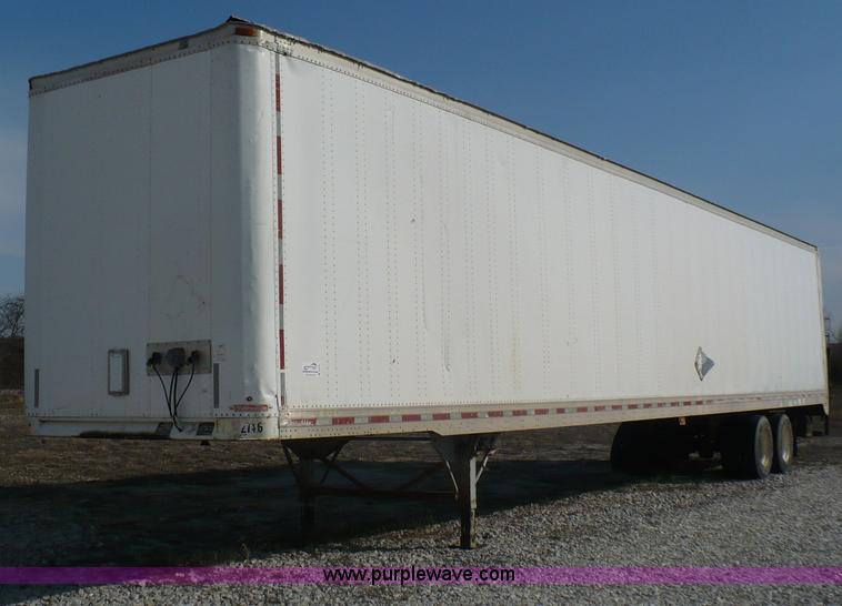image for item B6312 1996 Trailmobile 53' dry van with Maxon lift