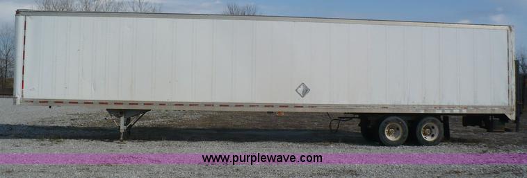 image for item B6312 1996 Trailmobile 53' dry van with Maxon lift