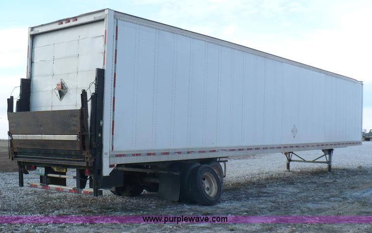 image for item B6312 1996 Trailmobile 53' dry van with Maxon lift