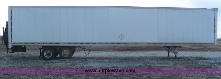 image for item B6312 1996 Trailmobile 53' dry van with Maxon lift