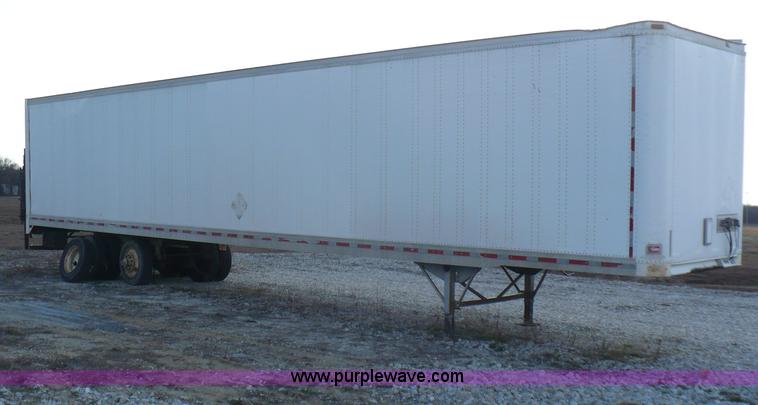 image for item B6312 1996 Trailmobile 53' dry van with Maxon lift