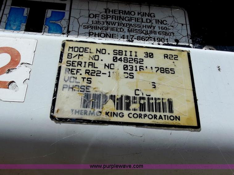 image for item D3749 1991 Trailmobile 53' reefer trailer