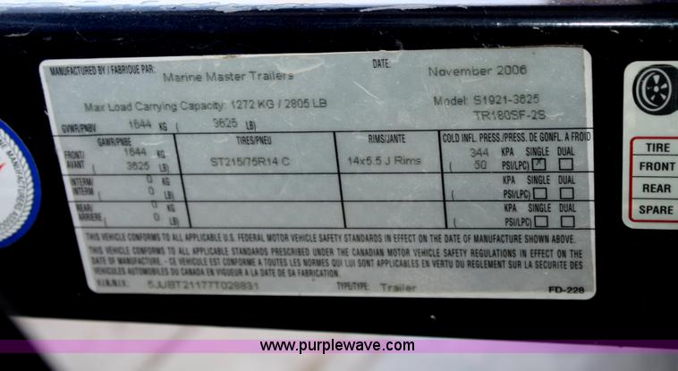 image for item A6815 2007 Triton 188-SF 18' boat