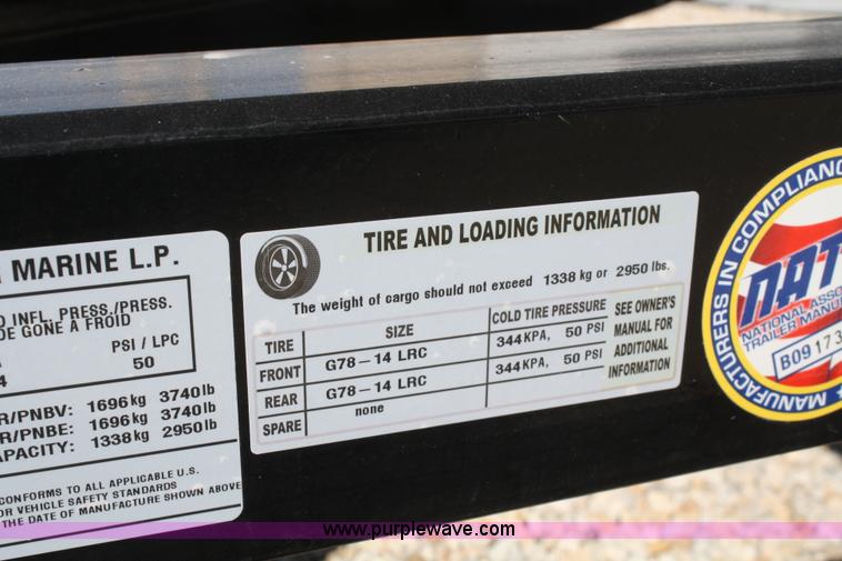 image for item A6816 2000 Manitou 20' pontoon boat