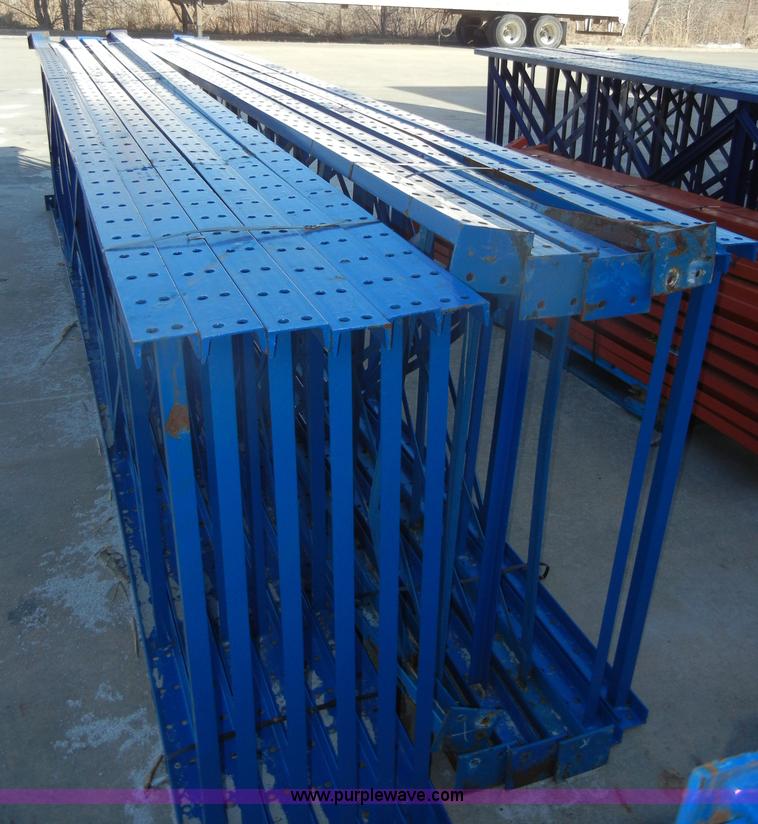 image for item A6861 (12) 16'H pallet racking uprights
