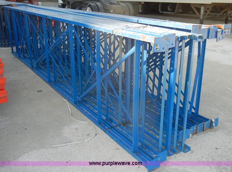 image for item A6861 (12) 16'H pallet racking uprights