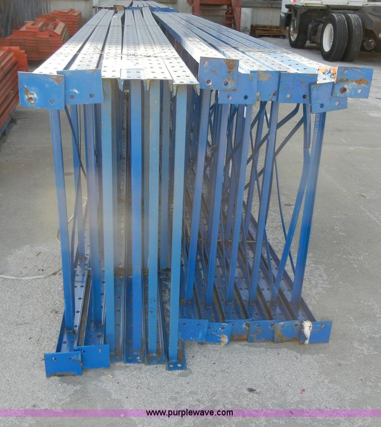 image for item A6861 (12) 16'H pallet racking uprights