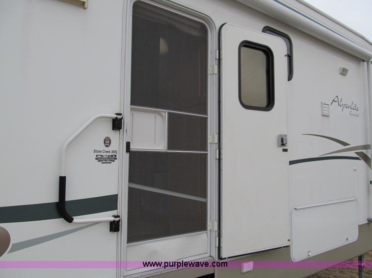 image for item A8199 2002 Western Alpenlite Limited 36RL fifth wheel camper