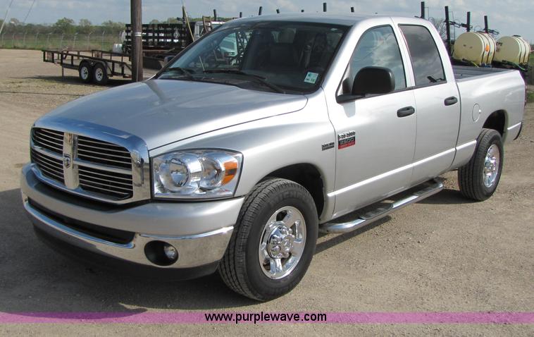 image for item B2263 2008 Dodge Ram 2500 quad cab pickup truck